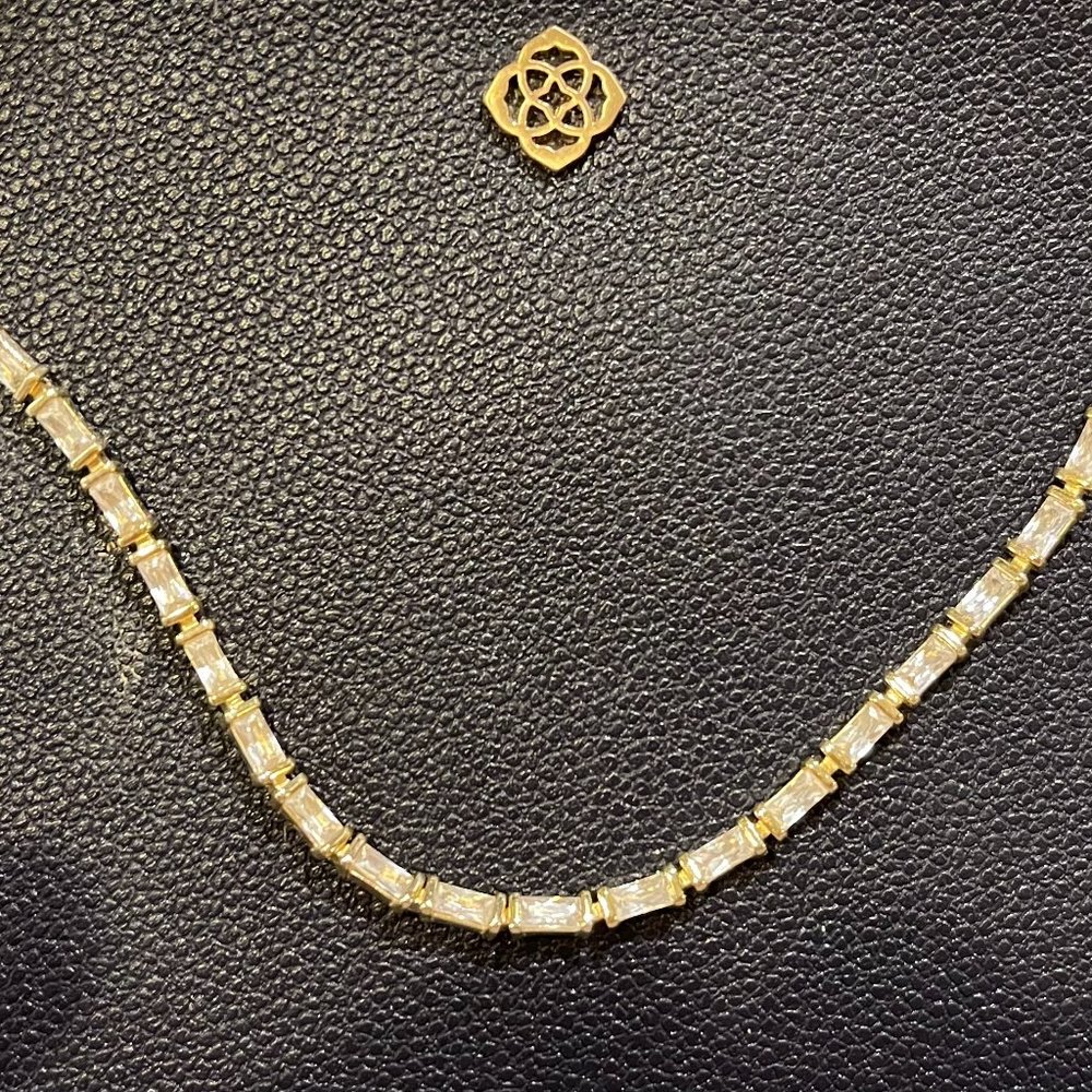 Kendra Scott Juliette Bracelet - Clear Crystal/Gold
